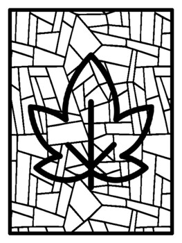 34 Halloween Geometric Coloring Pages, Early Finisher Activities