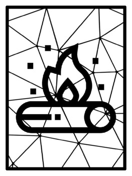 34 India Holi Polygon Coloring Pages, Early Finisher Activities
