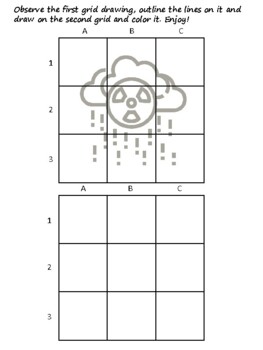 36 Ecology And Pollution Easy Grid Drawing Activities, Ecology And Pollution