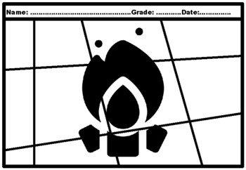 39, Outdoor Activities Silhouette Pop Coloring Pages