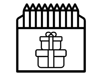 40 Christmas, Coloring Pages, Crayon Box Theme, Early Finisher