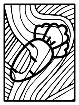 41 Easter Pop Art Inspired Coloring Pages, Early Finisher