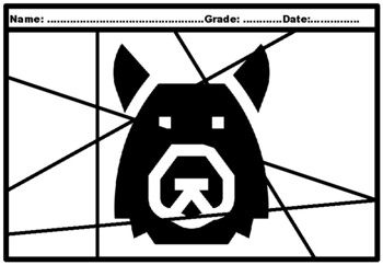 41, German Theme Silhouette Pop Coloring Pages