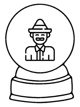 43 Mexico Coloring Pages, Snow Globe Craft