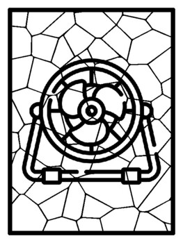 43 Summer Mosaic Coloring Pages