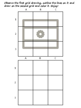 46 Argentina Easy Grid Drawing Activities, Argentina Art Sub Plan, Grid Art