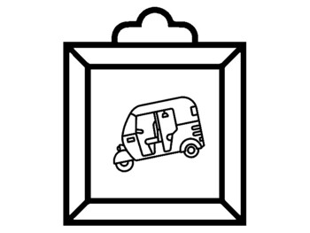 49 India Coloring Pages, Picture Frame Theme, Early Finisher
