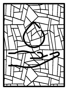 49 Water Geometric Coloring Pages, Early Finisher Activities