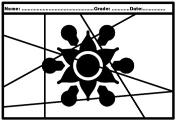 50, Flowers Silhouette Pop Coloring Pages
