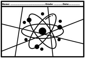 53, Physics, Science Silhouette Pop Coloring Pages