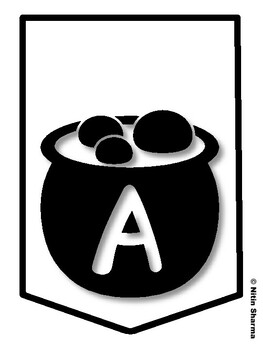 A HARVEST OF GOOD READING! Halloween Bulletin Board Letters, Halloween Banner