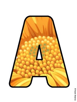 ADVICE FROM A SUNFLOWER! Sunflower Bulletin Board Letters