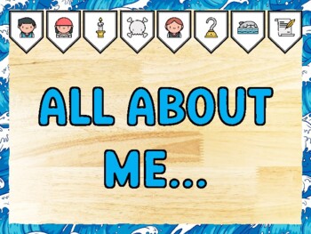 ALL ABOUT ME... Pirate Bulletin Board Kit & Door Décor
