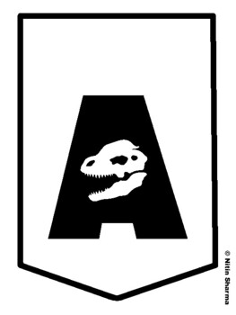ALL CREATURES GREAT AND SMALL... Dinosaurs Bulletin Board Letters