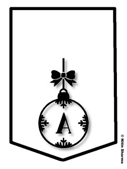 ALL IS BRIGHT! Christmas Bulletin Board Letters