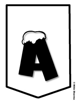 ANGELS IN THE SNOW! Christmas Bulletin Board Letters