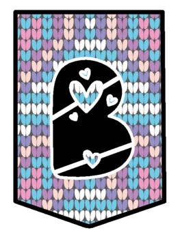 BE SWEET TO YOUR HEART! Valentine’s Day Bulletin Board Letters