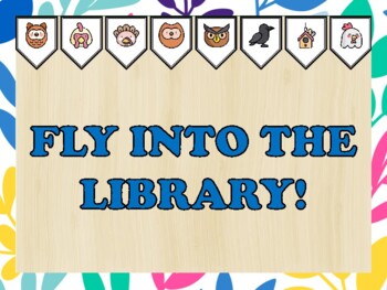 Birds Bulletin Board Kit & Door Décor, FLY INTO THE LIBRARY!