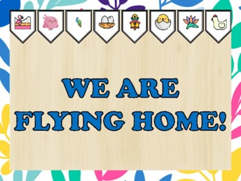 Birds Bulletin Board Kit & Door Décor, WE ARE FLYING HOME!