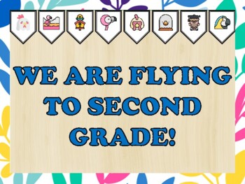 Birds Bulletin Board Kit & Door Décor, WE ARE FLYING TO SECOND GRADE!