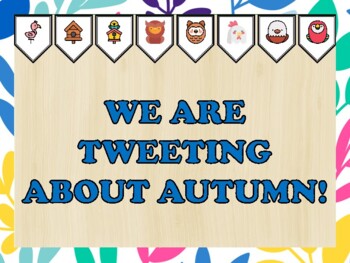 Birds Bulletin Board Kit & Door Décor, WE ARE TWEETING ABOUT AUTUMN!