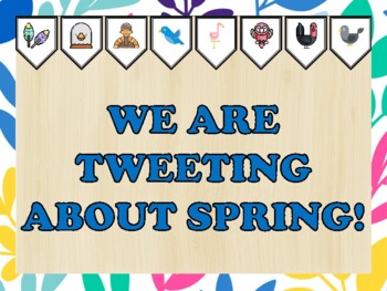 Birds Bulletin Board Kit & Door Décor, WE ARE TWEETING ABOUT SPRING!