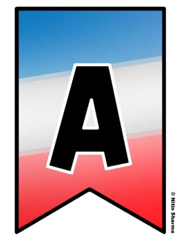 Bulletin Board Letters, Pennant Banner, Alphabet Posters, Back To School