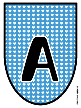 Bulletin Board Letters, Pennant Banner, Alphabet Posters, Back To School