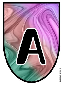Bulletin Board Letters, Pennant Banner, Alphabet Posters, Back To School