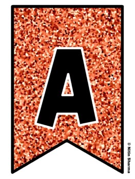 Bulletin Board Letters, Pennant Banner, Alphabet Posters, Back To School