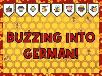 BUZZING INTO GERMAN! Bee Bulletin Board Kit & Door Décor,