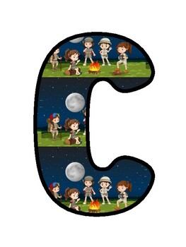 CAMP KINDNESS! Camping, Summer Holidays Bulletin Board Decor