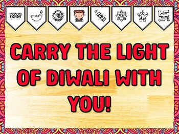 CARRY THE LIGHT OF DIWALI WITH YOU! Diwali Printable Bulletin Board Kit & Doo