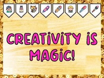 CREATIVITY IS MAGIC! Creativity, Art Bulletin Board Kit
