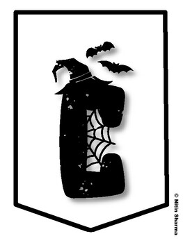 CREEPY BOOKS COME OUT DURING HALLOWEEN! Halloween Bulletin Board Letters, H