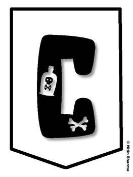 CREEPY BOOKS COME OUT DURING HALLOWEEN! Halloween Bulletin Board Letters, H