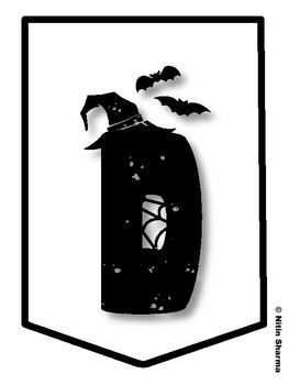 DON'T BE A REAL MONSTER, DON'T BE A BULLY! Halloween Bulletin Board Letters,