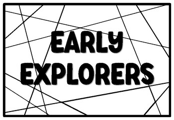 EARLY EXPLORERS Coloring Pages, Columbus Day Bulletin Board Quote