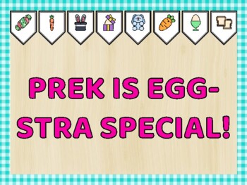 Easter Bulletin Board Kit & Door Décor, PREK IS EGG-STRA SPECIAL!