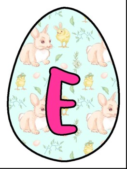 EGG-CITED ABOUT READING! Easter Bulletin Board Letters, Easter Egg Banner,