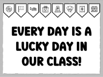 EVERY DAY IS A LUCKY DAY IN OUR CLASS! St. Patrick's Day Bulletin Board Kit, Re