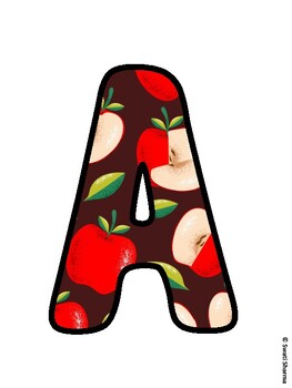 Fall, Apple Bulletin Board Letters, Fall Hallway Display