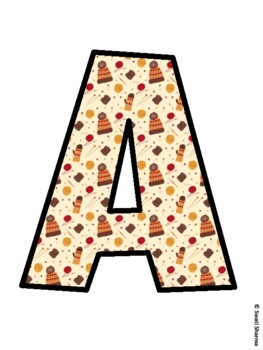 Fall, Autumn Bulletin Board Letters, Fall Hallway Display