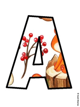 Fall, Autumn Bulletin Board Letters, Fall Hallway Display