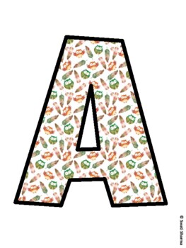 Fall, Autumn Bulletin Board Letters, Fall Hallway Display