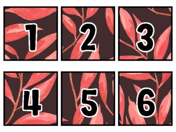 Fall Classroom Calendar Set
