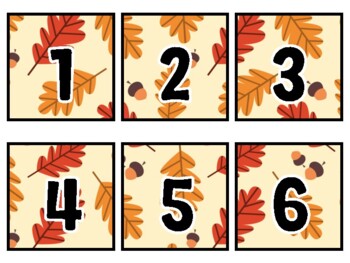Fall Classroom Calendar Set