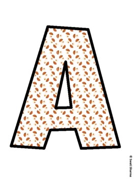 Fall, Fall, Mushroom Bulletin Board Letters, Fall Hallway Display