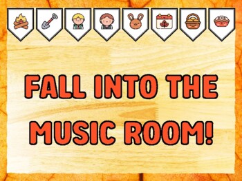 FALL INTO THE MUSIC ROOM! Fall Bulletin Board Kit