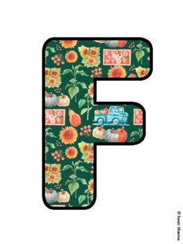 FALL SWEET FALL! Fall, Harvest Bulletin Board Letters